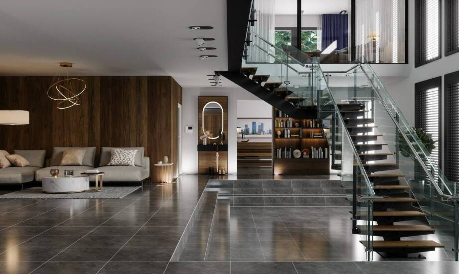 Płytki wielkoformatowe – zastosowania, zalety i inspiracje do wnętrz
