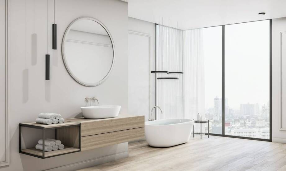 Pomysły na aranżację łazienki z designerskimi meblami dopasowanymi do wnętrza