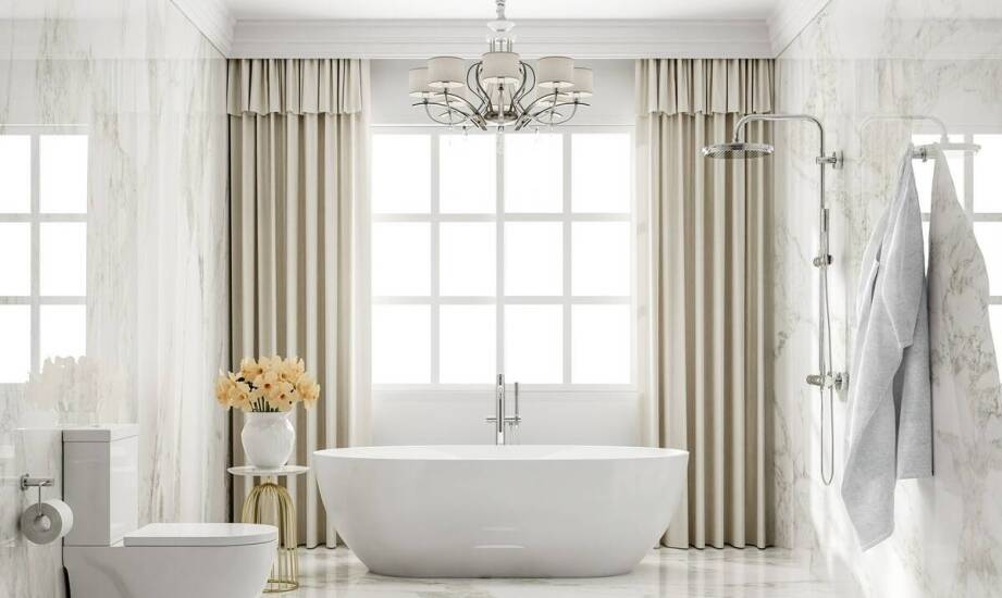 Efektywne wykorzystanie gresu wielkoformatowego w projektach łazienkowych