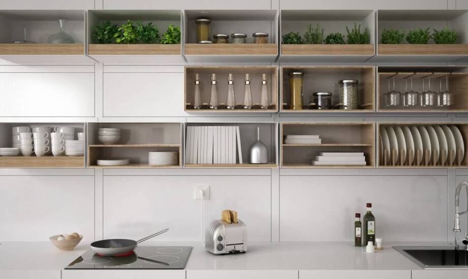Praktyczne rozwiązania do przechowywania w kuchniach na wymiar