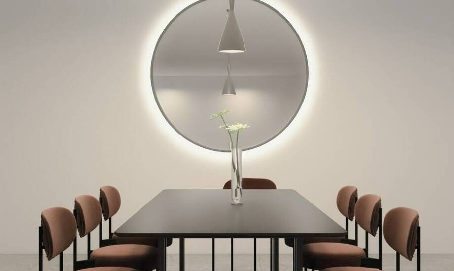 Lustra okrągłe LED jako nowoczesny akcent w aranżacji biur i gabinetów