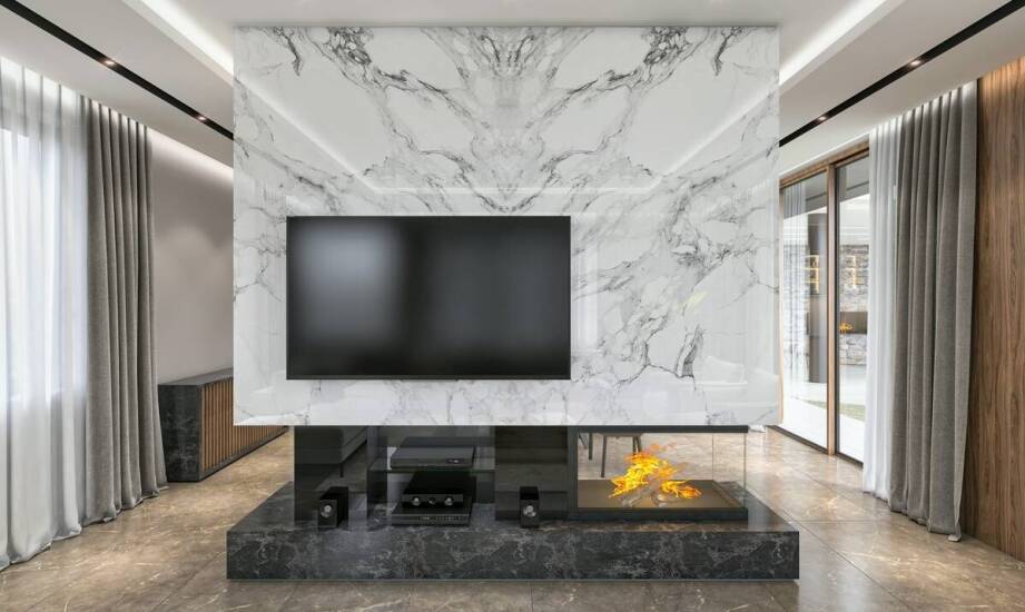 Zalety kominków marmurowych w nowoczesnych aranżacjach wnętrz