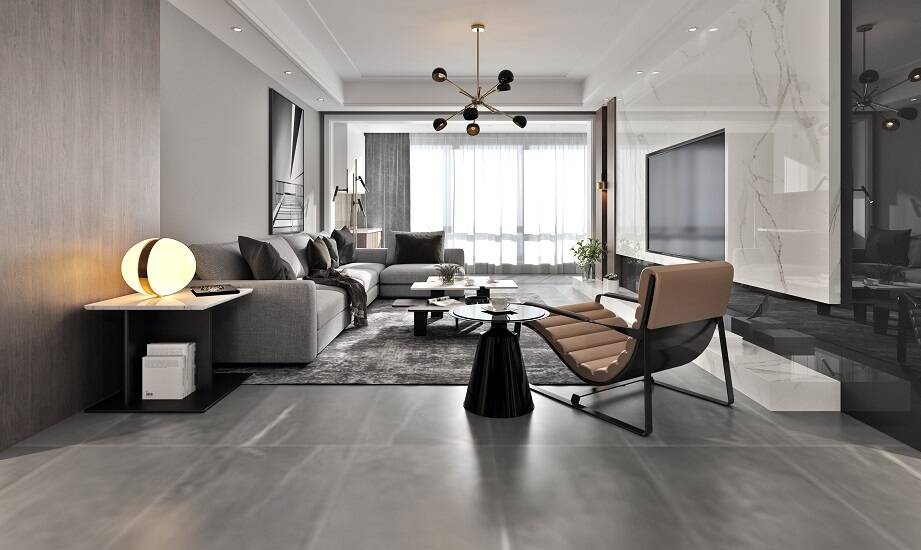 Pielęgnacja i konserwacja dużych płytek w salonie