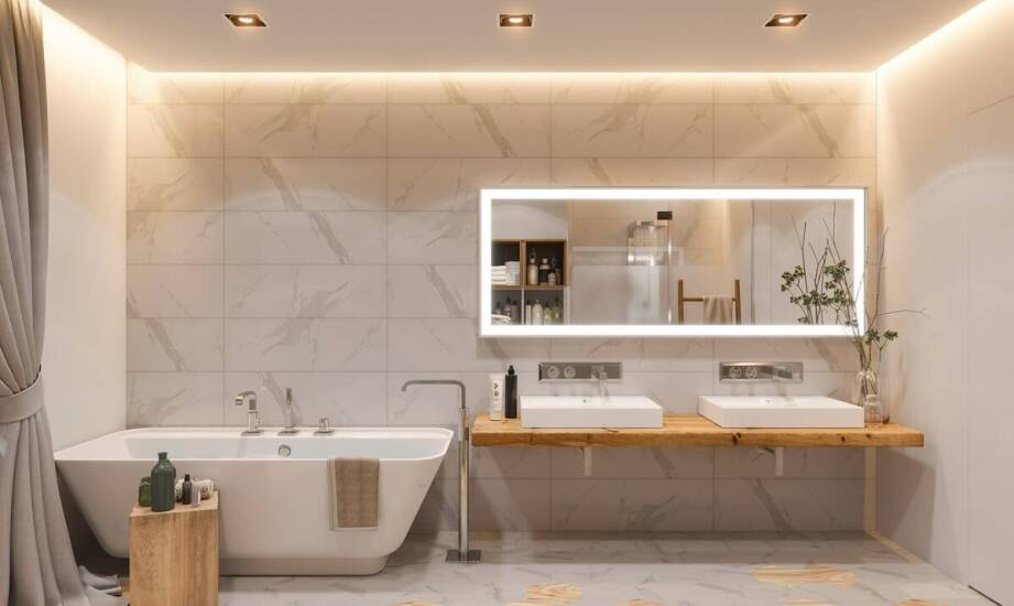 Czy lustra ledowe mogą optycznie powiększać łazienkę?