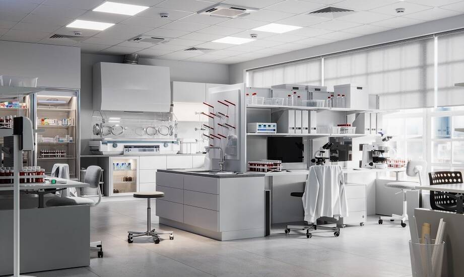 Rola blach ze stali nierdzewnej w produkcji mebli laboratoryjnych