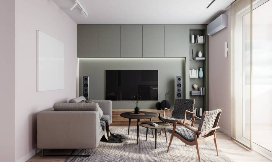 Najlepsze odcienie farb Beckers do kuchni otwartej na salonie