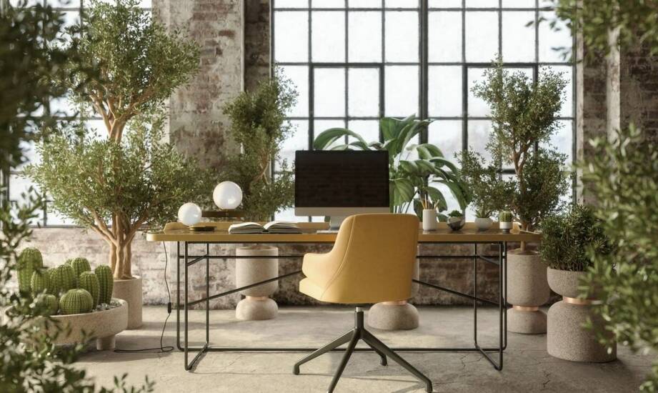 Zastosowanie listw zasilających w przestrzeni biurowej.