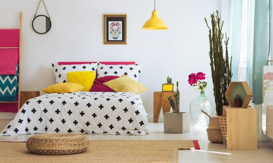 Wykorzystanie żywych mini kaktusów w minimalistycznej aranżacji