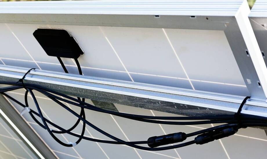 Jakie funkcje pełni 100-watowy panel solarny w systemach zdalnego monitorowania w gospodarstwie?