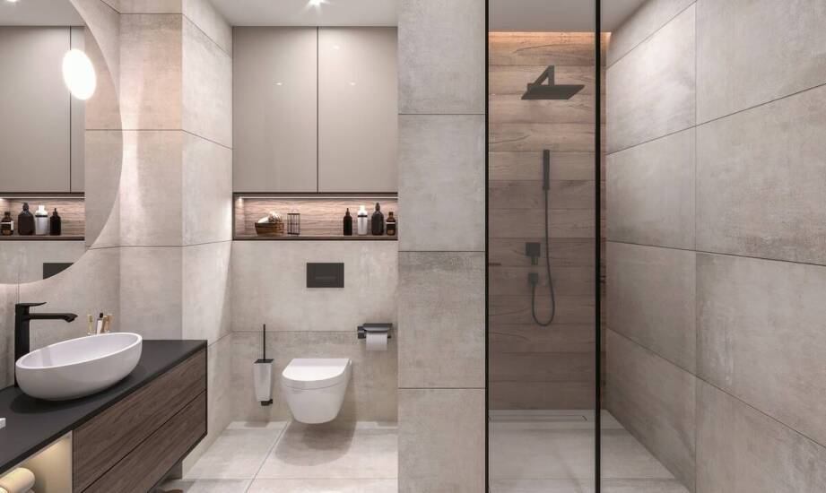 Wielkoformatowy gres – idealne rozwiązanie dla przestronnych wnętrz łazienkowych