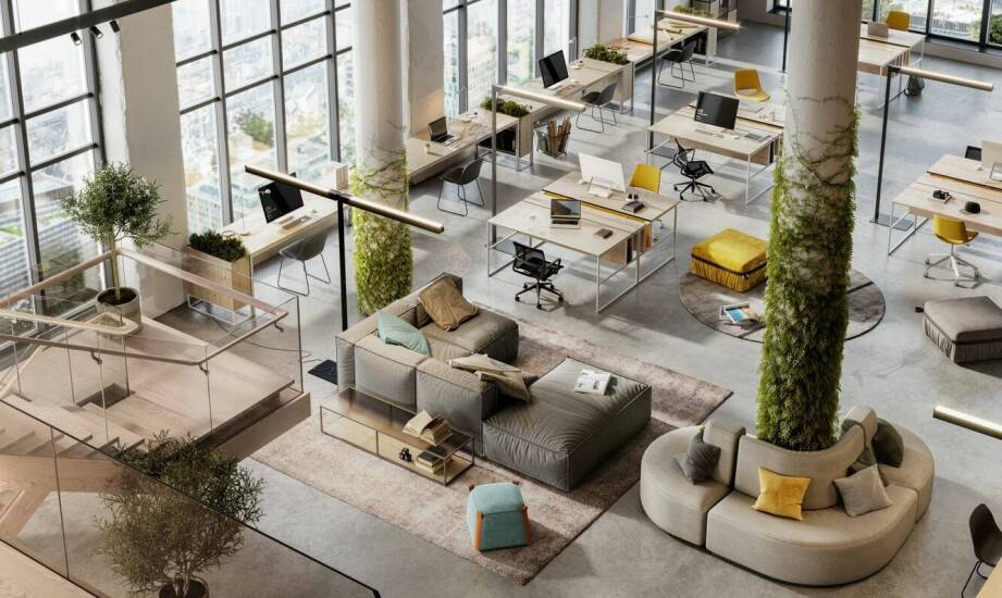 Korzyści z kompleksowego podejścia do aranżacji biurowych wnętrz