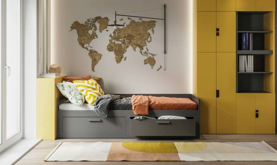 Dlaczego młodzieżowe łóżko 90x200 jest idealnym wyborem dla rosnącego dziecka?