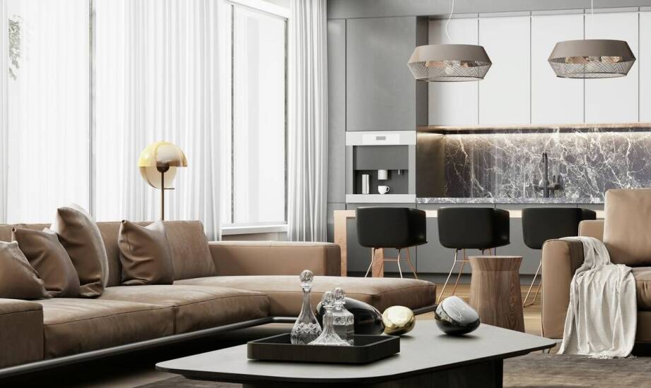 Wybór podłogi do salonu z aneksem kuchennym o powierzchni 45 m²: co wybrać dla trwałości i estetyki?