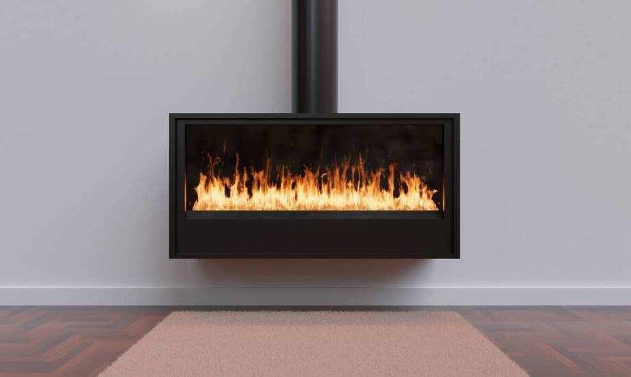 Wiszące kominki elektryczne – jakie korzyści niesie ich montaż na ścianie?