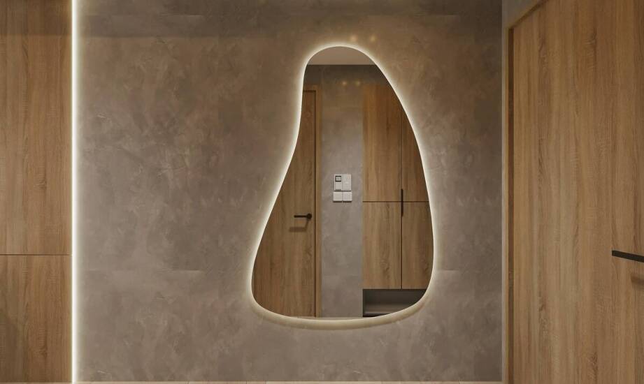 Wybór odpowiedniego kształtu luster do różnych typów pomieszczeń.