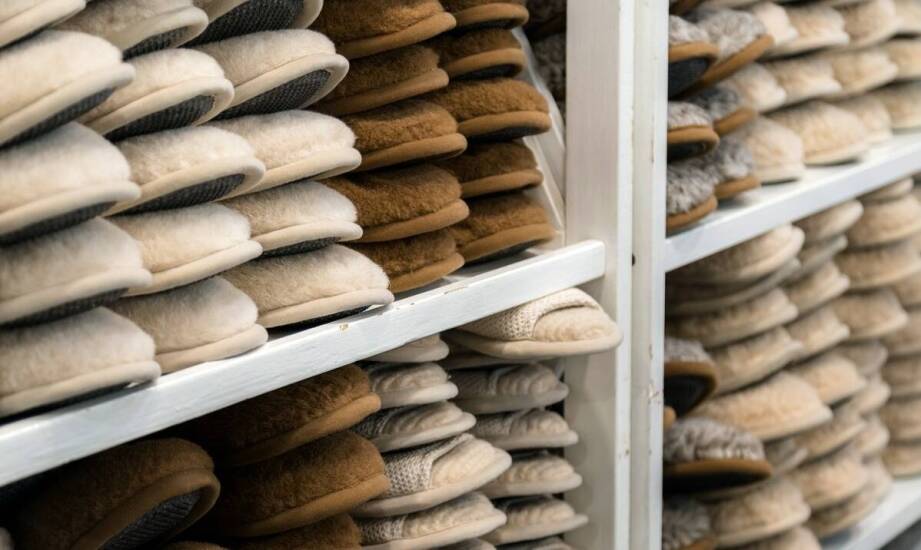 Nowoczesny wybór kapci z odkrytymi palcami dla domowego komfortu