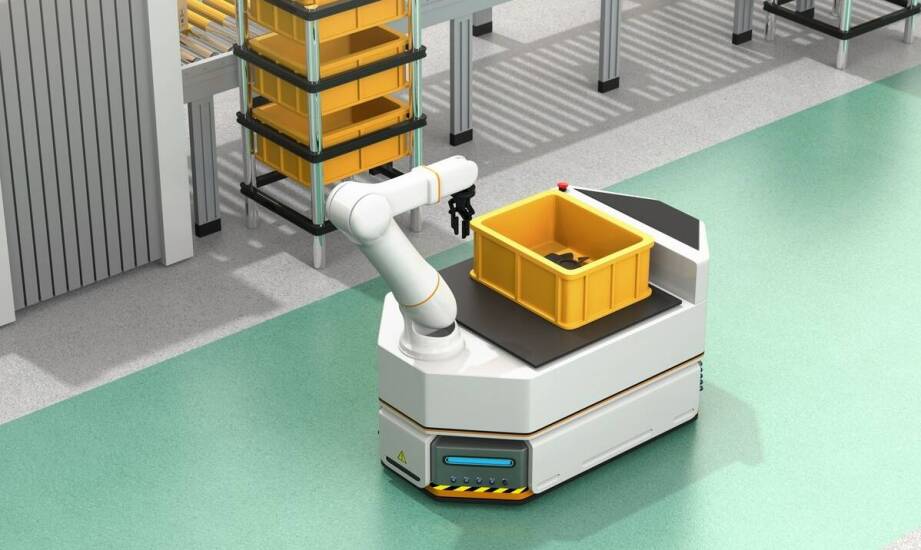 Zastosowanie AGV AMR w skracaniu czasu transportu wewnętrznego
