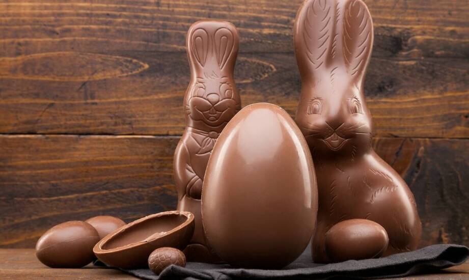 Czekoladowe figurki jako doskonały upominek na Wielkanoc.