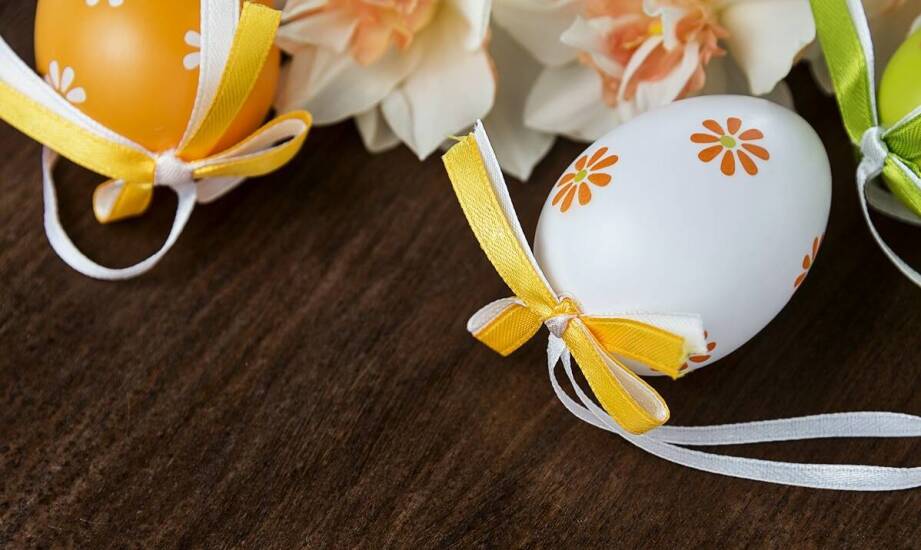 Satynowa wstążka 20 cm – inspiracje na wielkanocne dekoracje