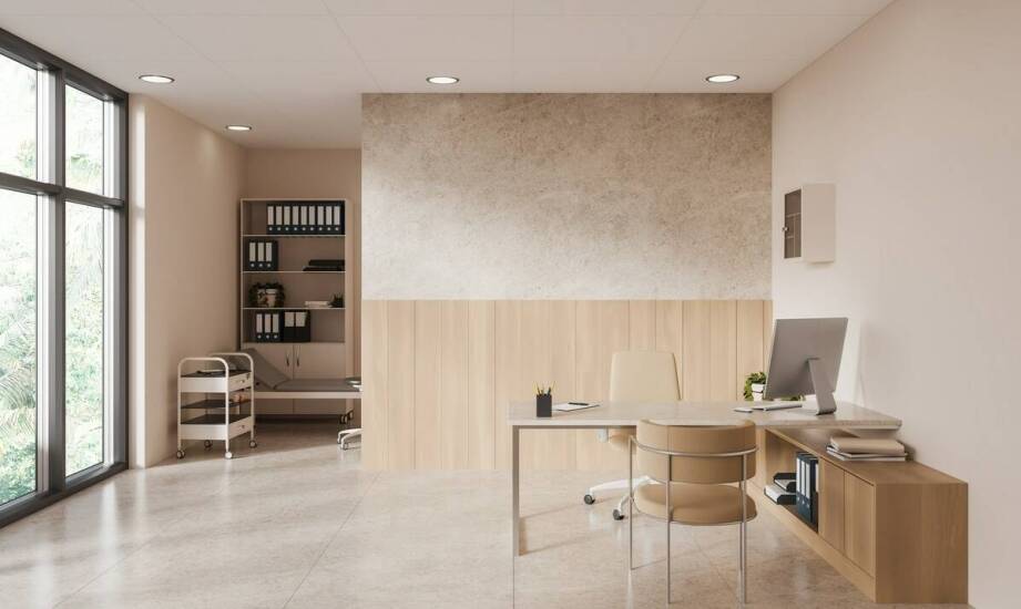 Nowoczesne kolorystyczne rozwiązania z palety Beckers do biurowych pomieszczeń