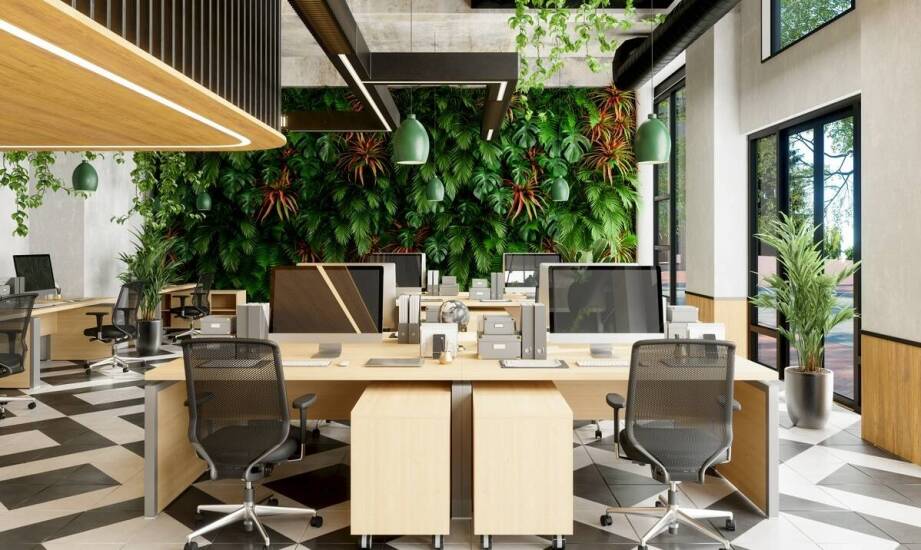 Jak wykorzystać sztuczny mech do stworzenia zielonej ściany w biurze?