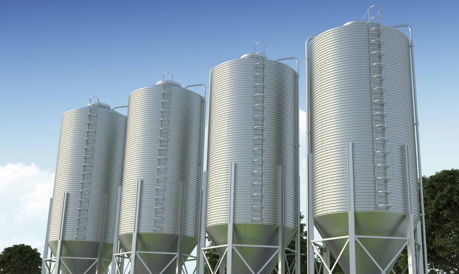 How does 3D technology improve silo design in the grain industry?