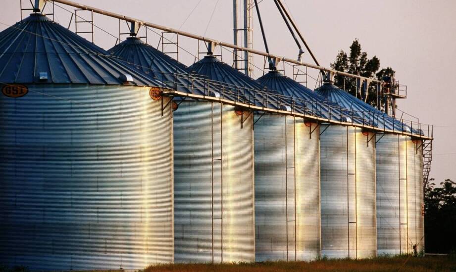 Why is a silo the right container for grain?