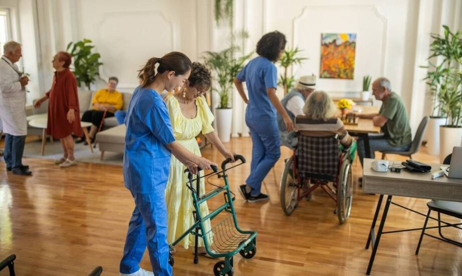 Jakie znaczenie ma rekreacyjna przestrzeń w codziennym życiu mieszkańców domów opieki?