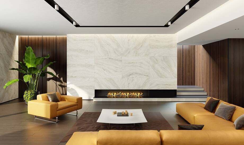 Jak zaprojektować salon w domu premium tak, by współgrał z architekturą budynku