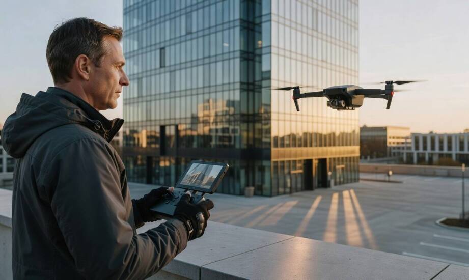 Jak dron pomaga pokazać skalę i otoczenie warszawskiej nieruchomości