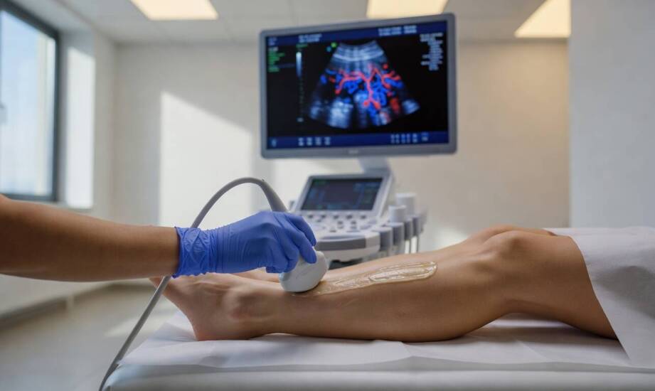 Co lekarz sprawdza w USG Doppler żył nóg przy obrzęku i uczuciu ciężkości