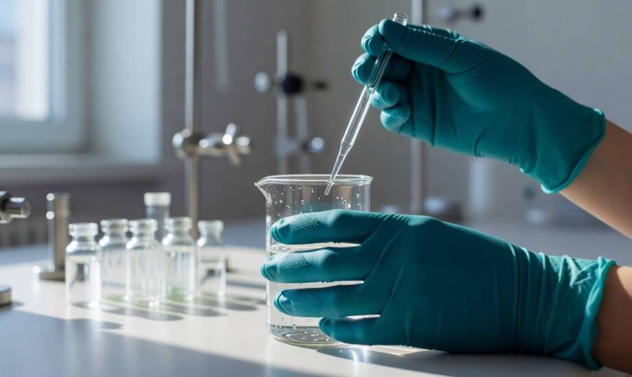 Dlaczego dobór rękawic w laboratorium zależy od rodzaju odczynników i ryzyka kontaktu