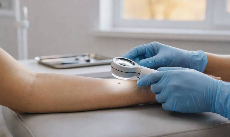 Jak dermatolog ocenia zmiany skórne podczas prywatnej konsultacji i kiedy sięga po dermatoskop