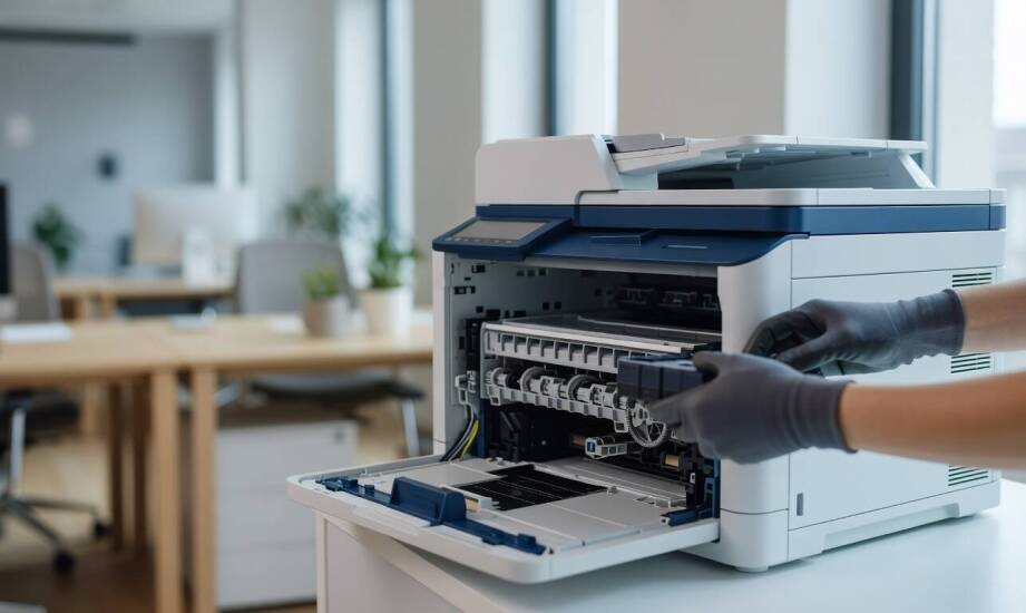Jak przebiega zgłoszenie i diagnoza awarii urządzenia Xerox w szczecińskim biurze