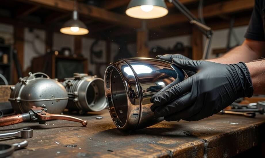 Miedź, nikiel i chrom jako tarcza ochronna – mechanizm wielowarstwowej renowacji detali w klasycznych motocyklach