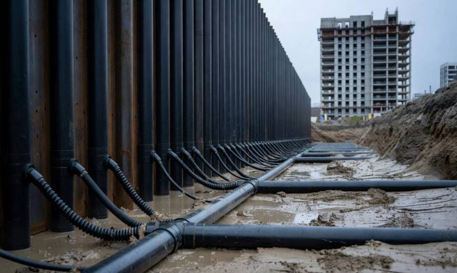 Odwadnianie głębokich wykopów w zmiennych warunkach gruntowych Mazowsza — jak reagować na nieprzewidziane trudności hydrogeologiczne