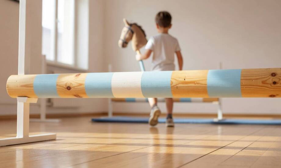 Jak waga, długość i średnica poprzeczki kształtują technikę skoku w hobby horsingu