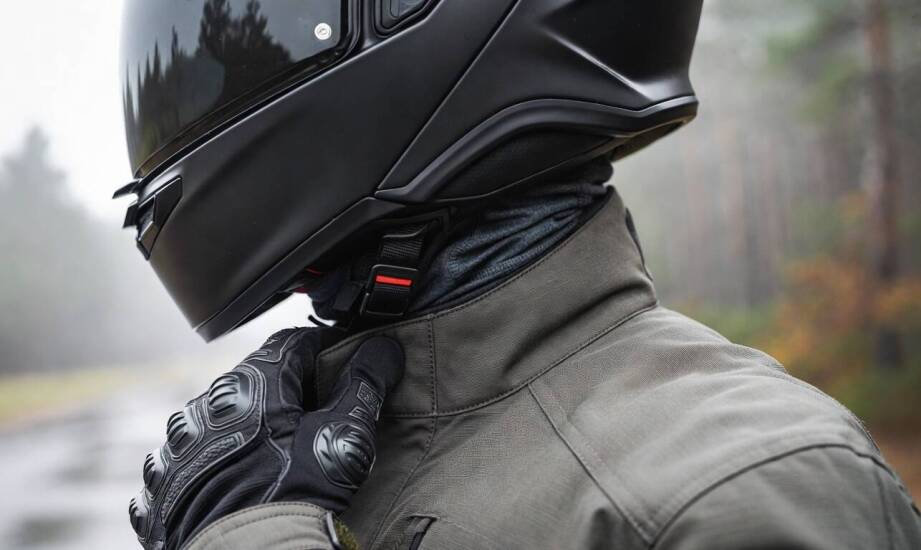 Jak kołnierz i wentylacja kurtki wpływają na komfort jazdy z kaskiem z podnoszoną szczęką