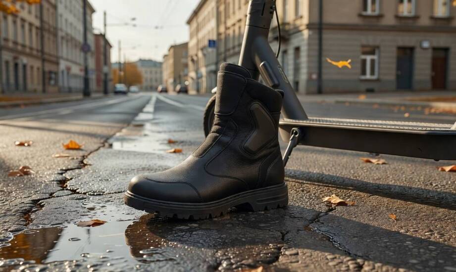 Dlaczego buty do skutera muszą chronić kostkę i trzymać stopę na miejscu
