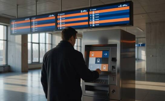 Jak integracja automatów biletowych z systemem informacji pasażerskiej porządkuje pracę stacji