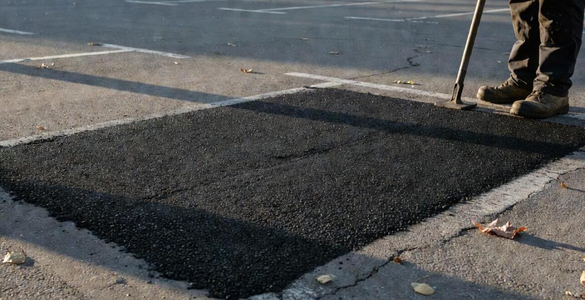 Naprawa ubytków w parkingu masą bitumiczną — co decyduje o trwałości łatki