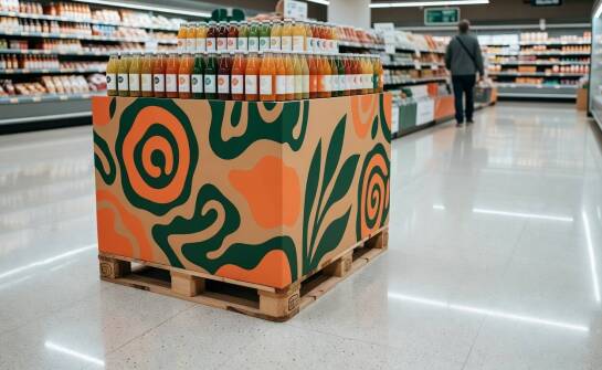Kiedy owijki paletowe realnie poprawiają widoczność produktu na sklepowej wyspie