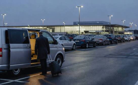 Dlaczego czas transferu z parkingu do terminala bywa krótszy lub dłuższy niż na mapie