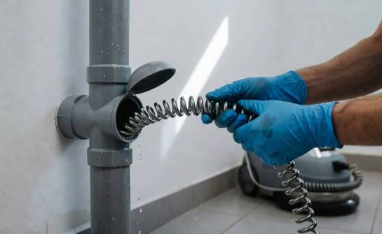 Co dzieje się w rurze podczas płukania hydrodynamicznego i pracy spirali mechanicznej