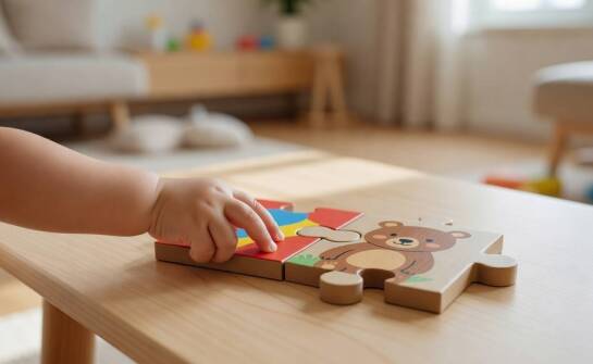 Jak małe etapy w puzzlach pomagają maluchowi ćwiczyć uwagę, planowanie i chwyt