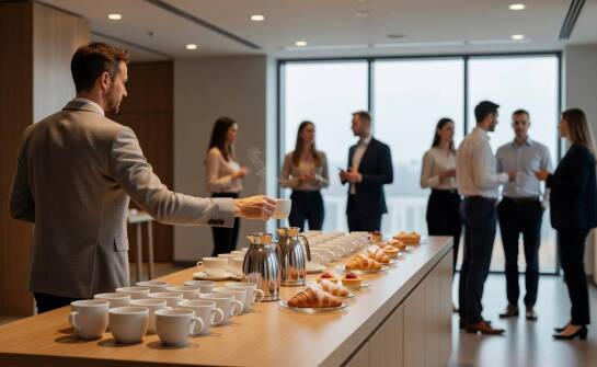 Jak zaplanować catering w sali konferencyjnej, by szkolenie przebiegło bez przestojów