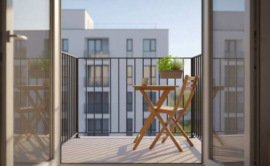 Balkon 3 m² w nowym mieszkaniu — jak zyskać funkcjonalną przestrzeń bez chaosu