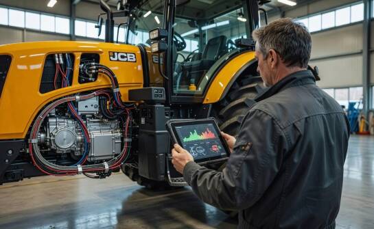 Co dzieje się po wykryciu usterki skrzyni biegów w JCB Fastrac