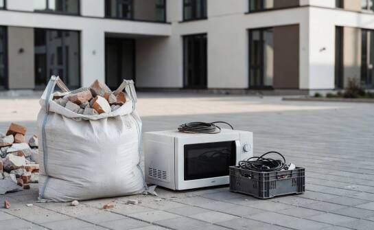 Jak połączyć wywóz gruzu i odbiór elektroodpadów podczas jednego remontu