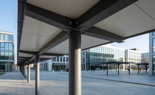 Konstrukcje stalowe i płyty warstwowe w małej architekturze miejskiej — co wpływa na trwałość wiat i zadaszeń